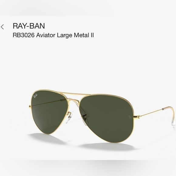 Rayban Aviator Large Metal II Sunglasses RB3026 Unisex - Picture 1 of 10